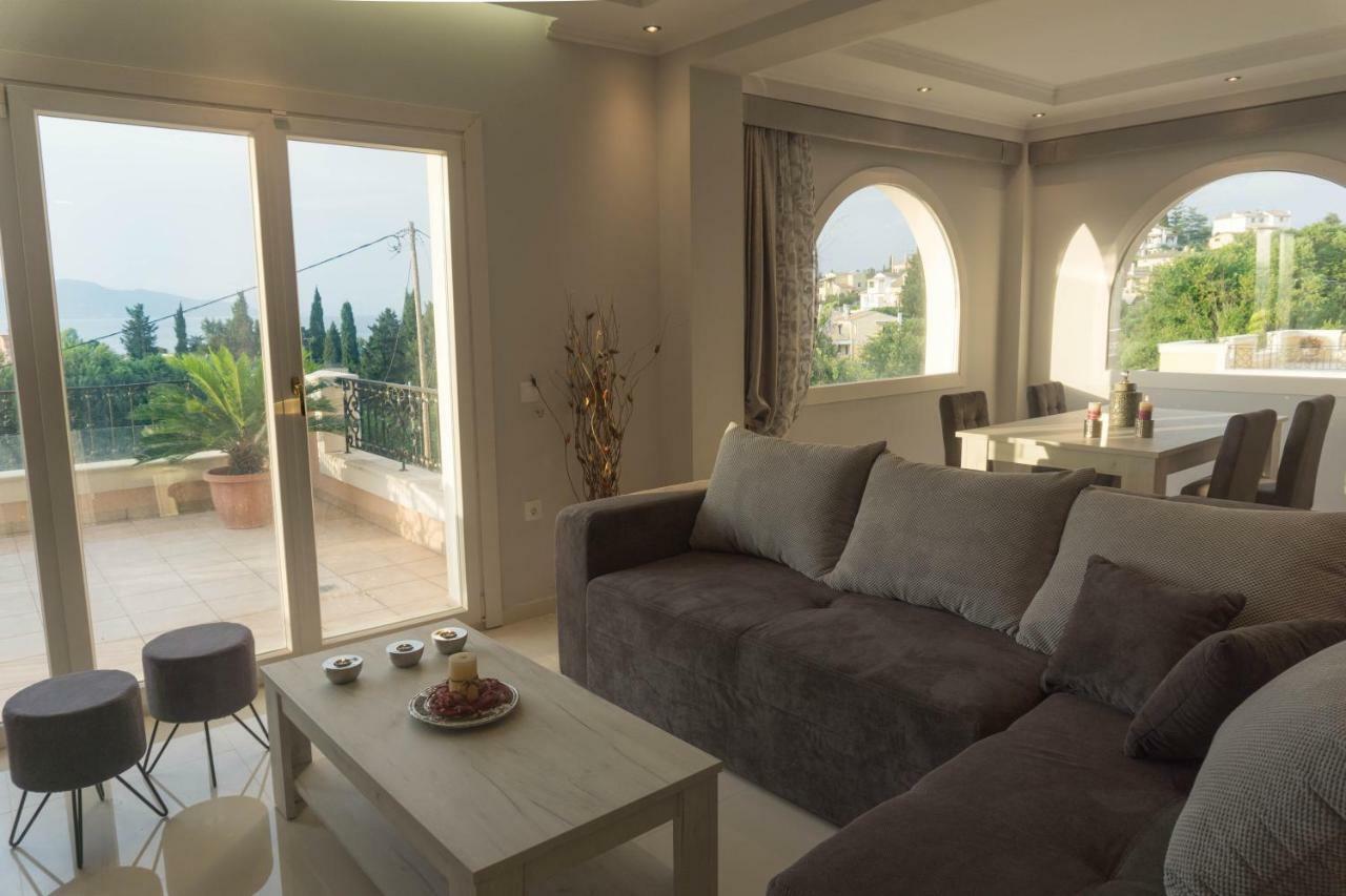 Sunshine Home 3 With Sea View Alepou Exterior foto